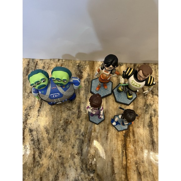 Lot of 5 Disney Store Authentic Miles From Tomorrowland Figure Play Set Cake Top - Picture 2 of 8
